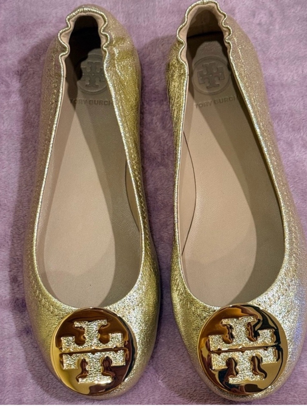 3 Pairs of Tory Burch Flats. Size 5